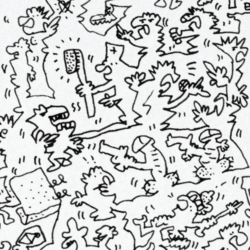 DrawInside Johnny Rotten Sex Pistols affiche 30x30 punk