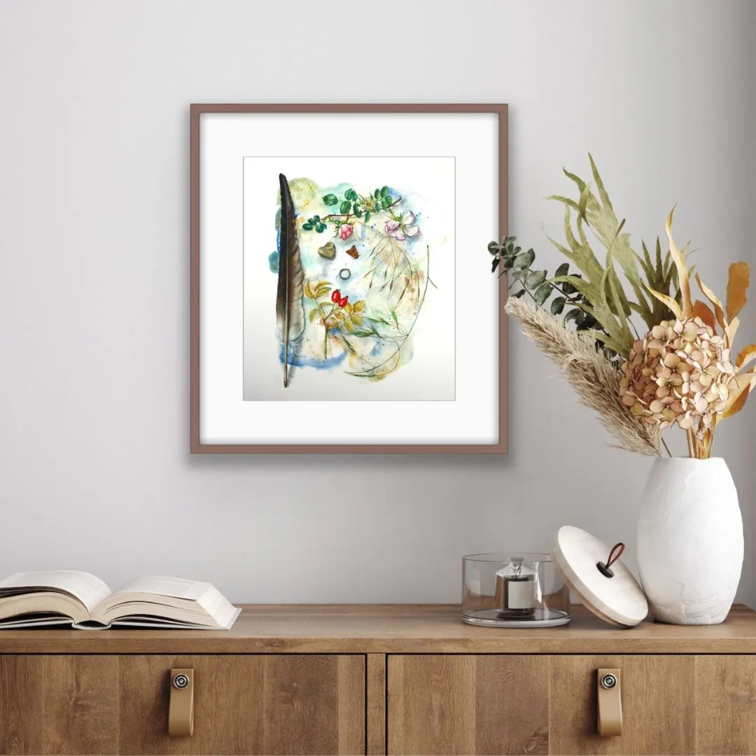 Helena Perry Spell For Love peinture originale 36,5x41,5cm