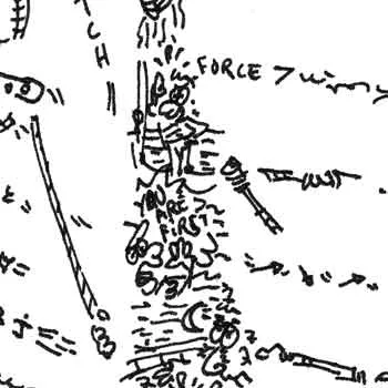 DrawInside Pen Duick 2 Tabarly affiche A4 21x30 voile