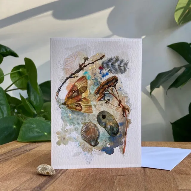 Helena Perry Everyday Magic carte de voeux A6 papillon doré