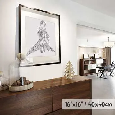 DrawInside The Little Prince affiche 20x20 renard