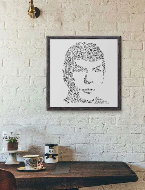 DrawInside Spock affiche 20x20 Star Trek