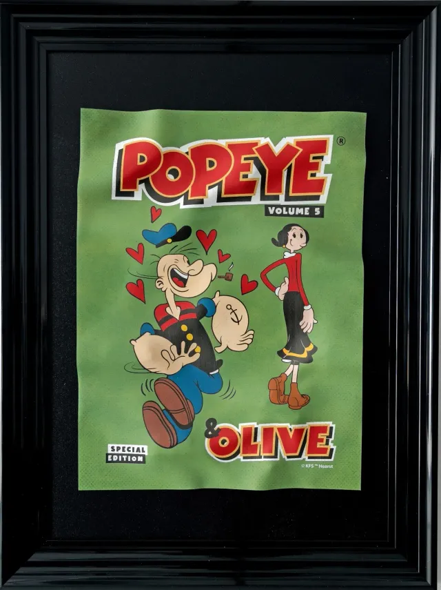 Lacorne Décoration 240504 Popeye Amoureux tableau 80x60 cm à encadrer