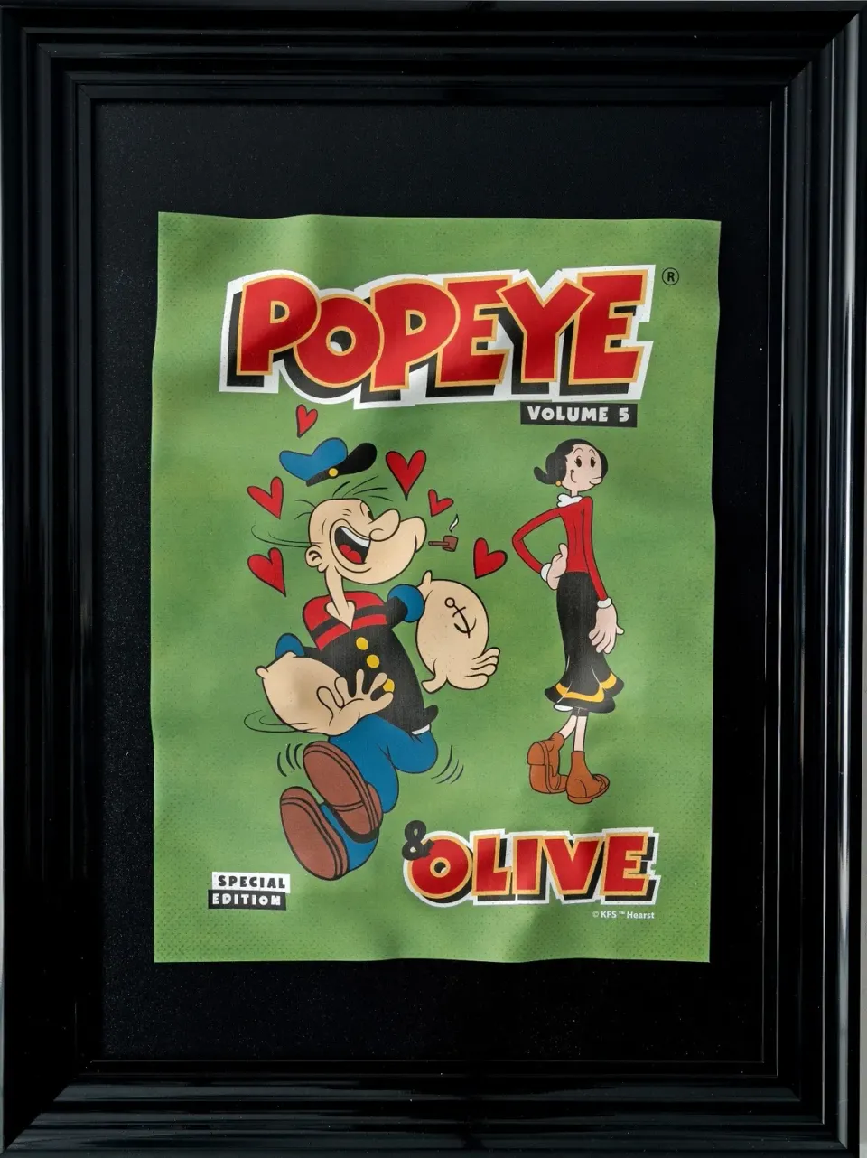 Lacorne Décoration 240504 Popeye Amoureux tableau 80x60 cm à encadrer