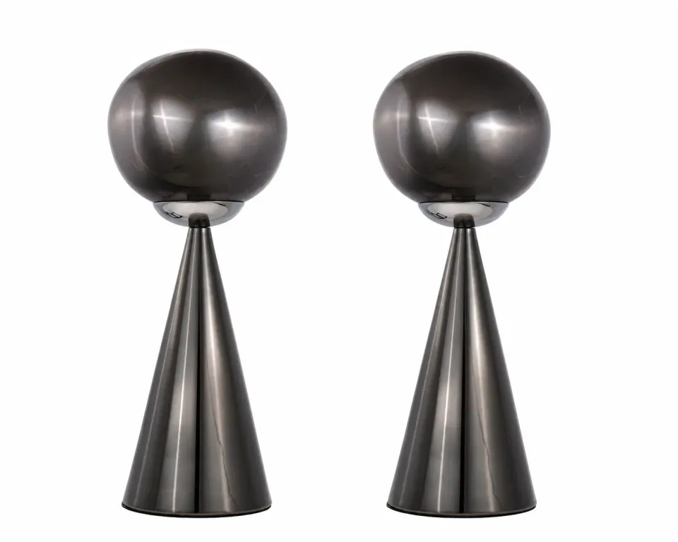 Lacorne Decoration 9523-1 Perles Fumées lampes x2 38 cm
