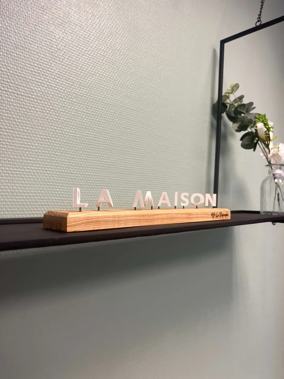 Le Digraphe Maison du Bonheur digraphe socle padouk