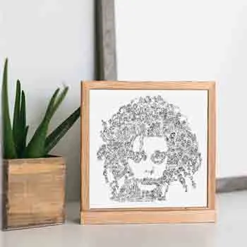 DrawInside Edward Scissorhands affiche 20x20 cm cinéma