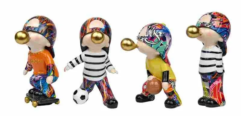 Lacorne Decoration NP-36 Kids Boys Street figurine H.19 cm