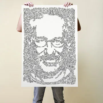 DrawInside Steven Spielberg poster A3 cinéma