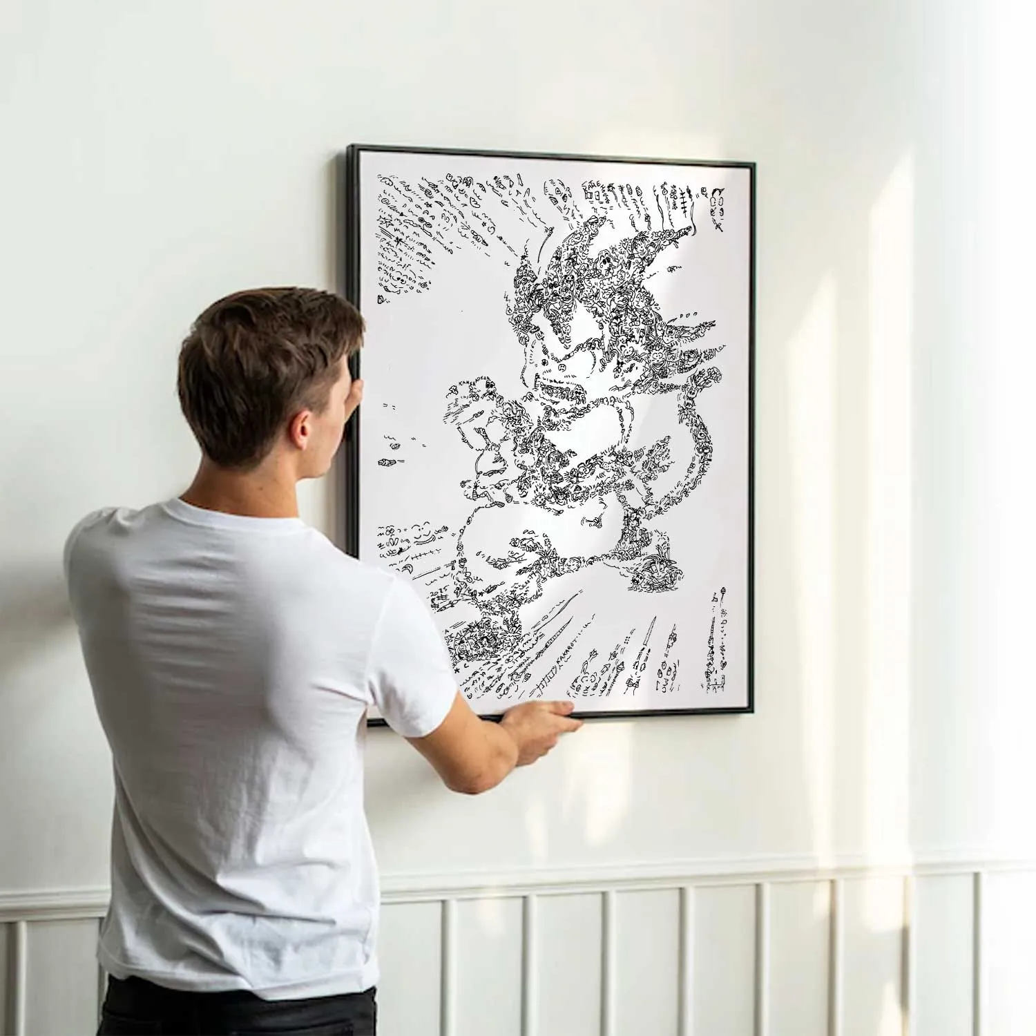 DrawInside Sangoku affiche A4 21x30 cm manga français