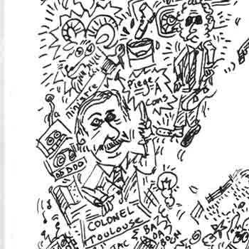 DrawInside Jean Rochefort affiche 30x30 cm cinéma
