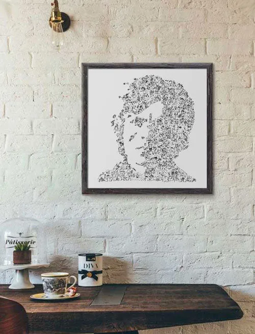 DrawInside Tyrion Lannister affiche 20x20 cm signée