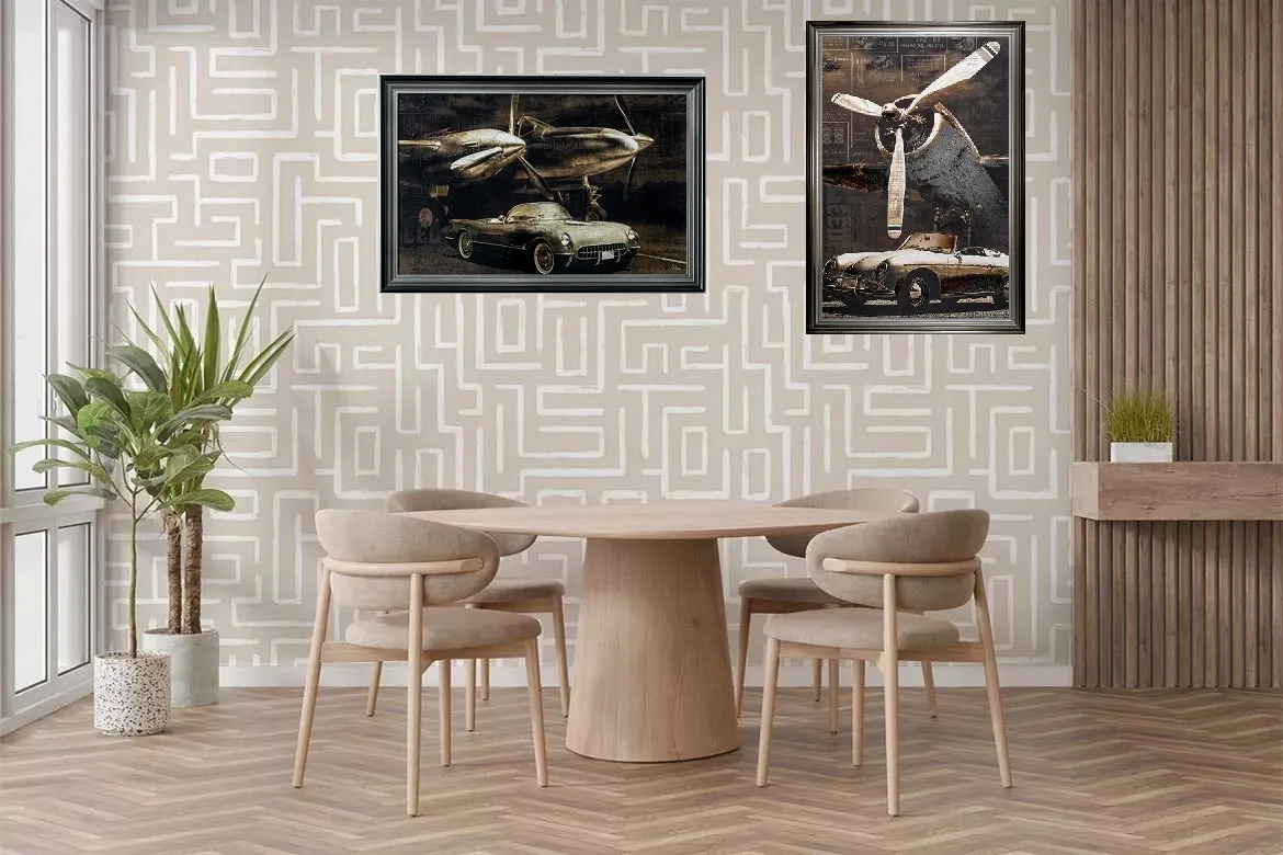 Lacorne Decoration 5968/P Fly or Car tableau 80x120 cm