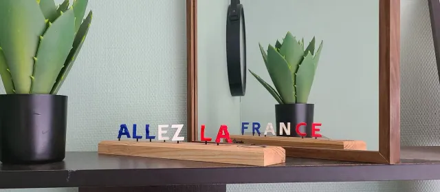 Le Digraphe Allez la France digraphe supporter rugby