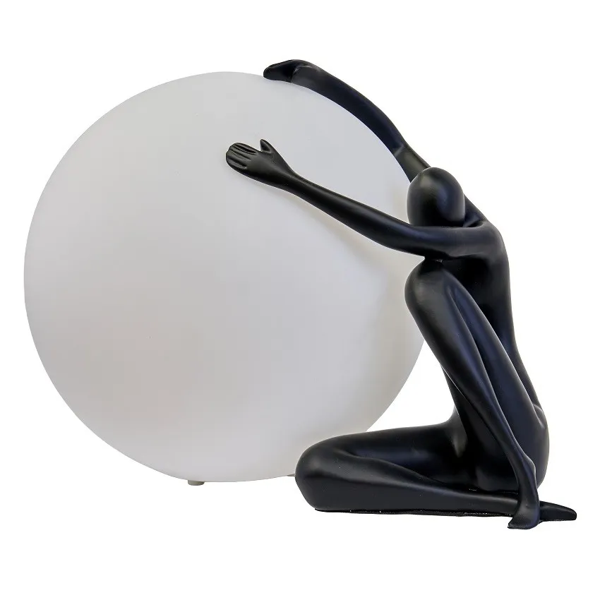 Lacorne Décoration Hüga T6101 lampe 36 cm tissu