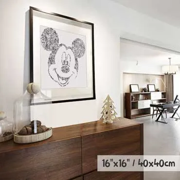 DrawInside Mickey Mouse affiche 30x30 cm doodles