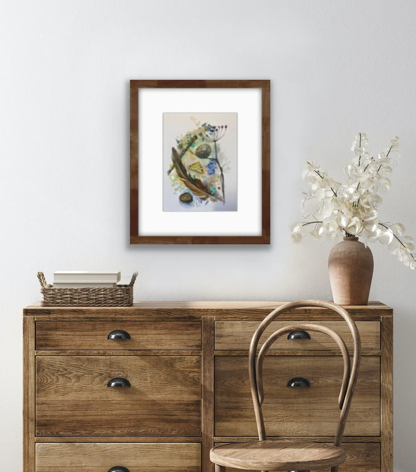 Helena Perry Spell for Courage Brimstone print A4 non encadré