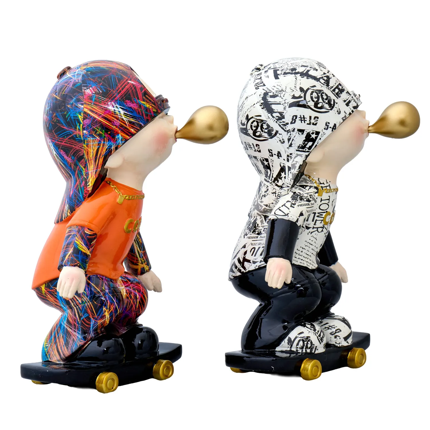 Lacorne Decoration NP-39 Cool Riders sculpture 35 cm résine