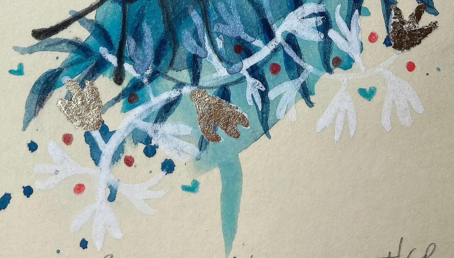 Helena Perry Six Spot Burnet miniature rouge 8,5x13,5
