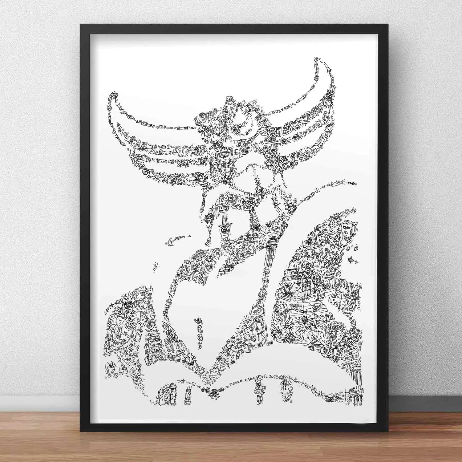 DrawInside Ufo Robot Grendizer affiche A3 Goldrake robot