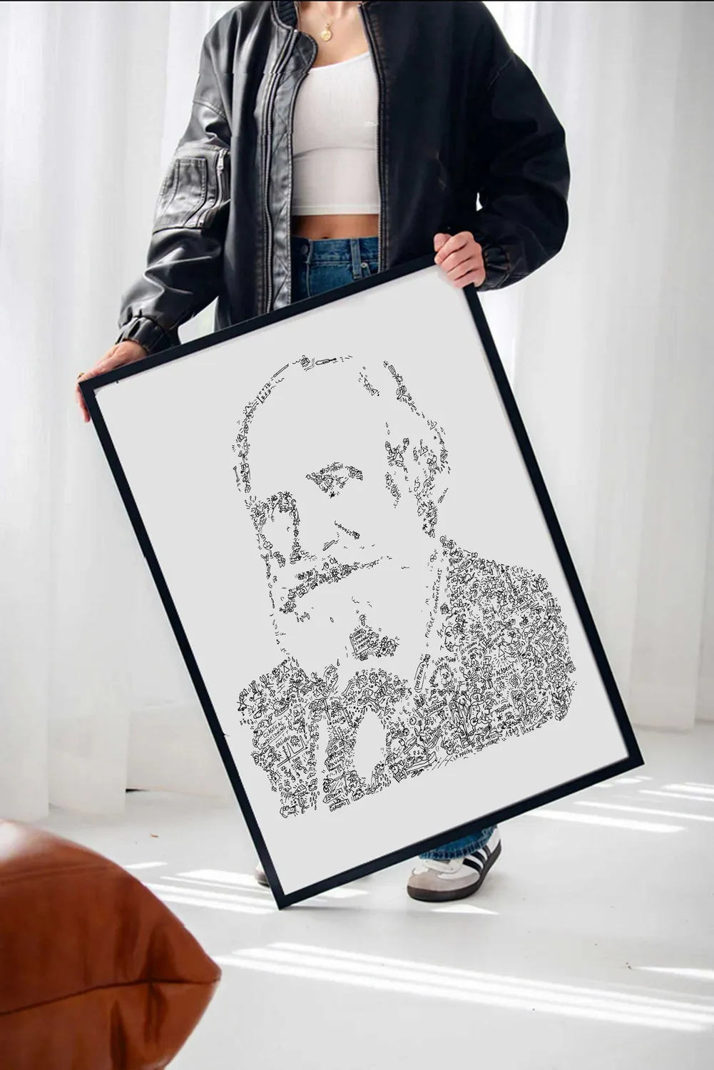 DrawInside Ivan Pavlov affiche A4 science chien