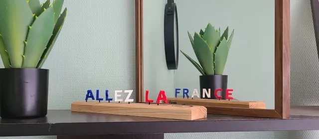 Le Digraphe Allez la France digraphe supporter rugby