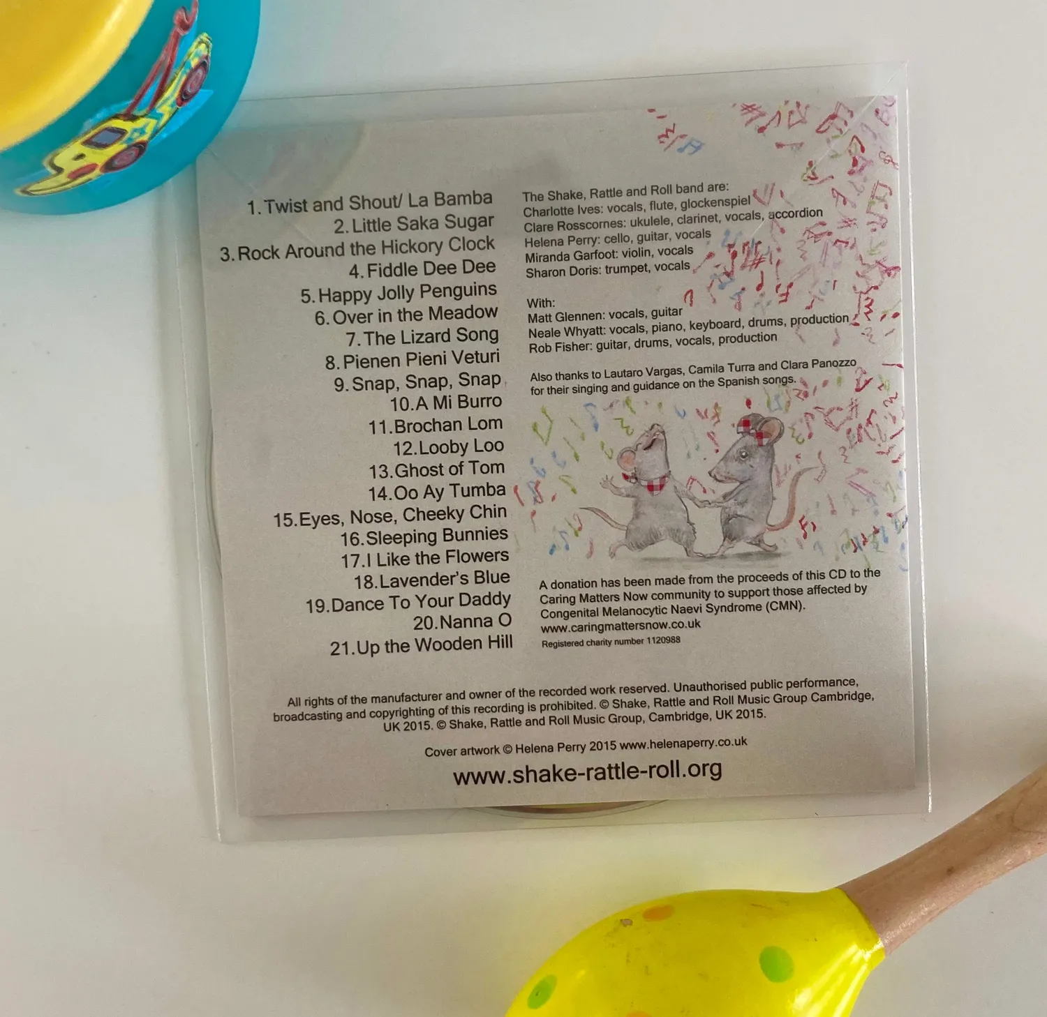 Helena Perry Shake Rattle and Roll CD Favourites enfants