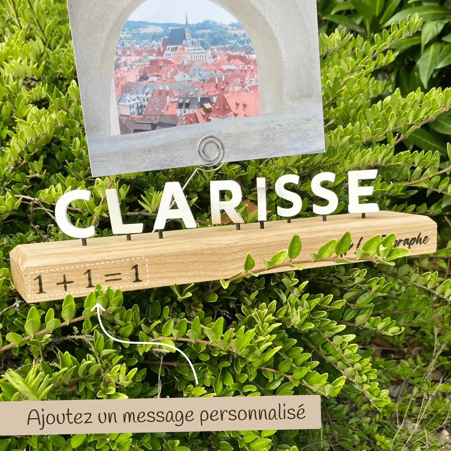 Le Digraphe CRO décor illusion amour porte-photo prénoms