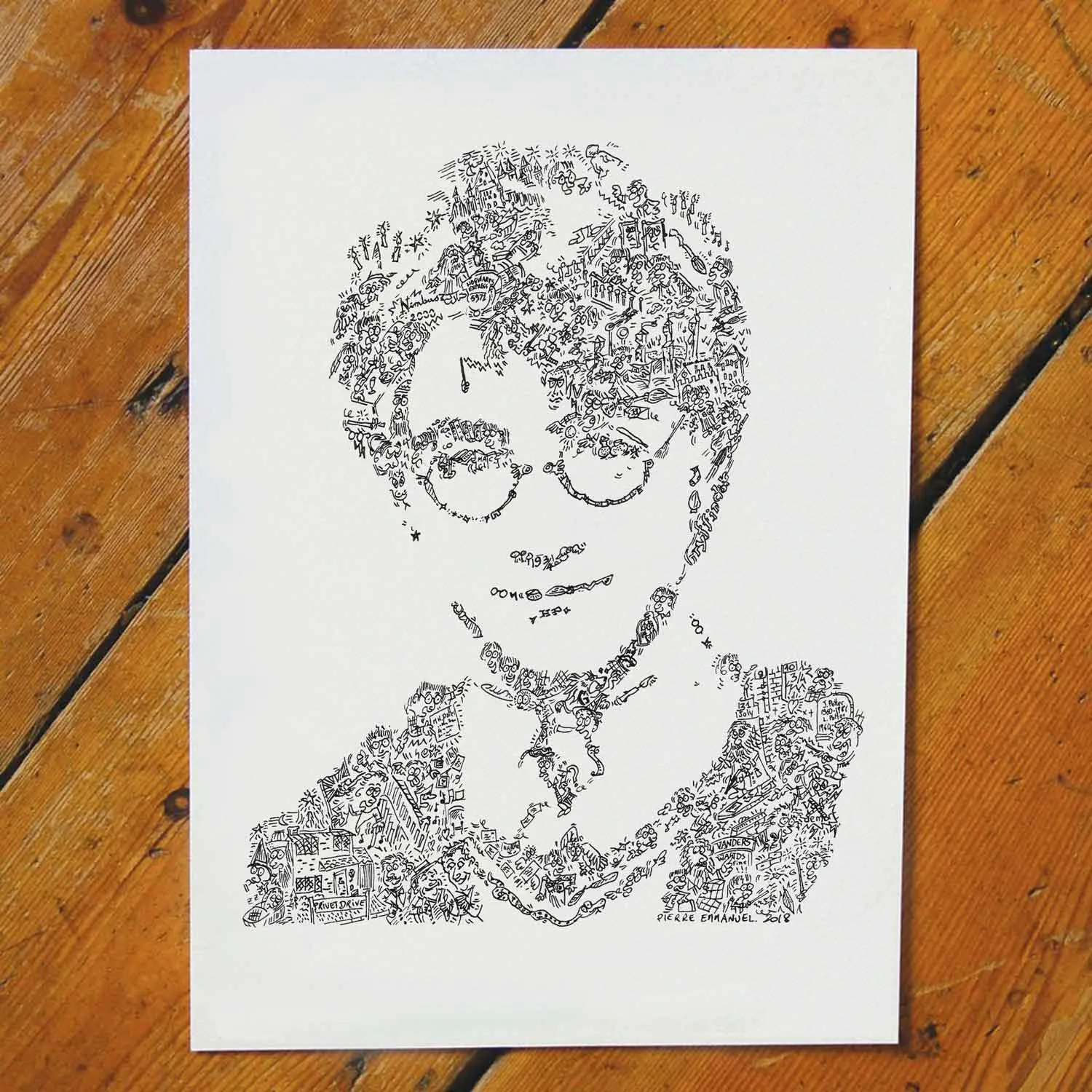 DrawInside Harry Potter affiche film papier mat à encadrer