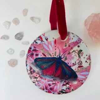 Helena Perry Cinnabar Jasmine décoration céramique double-face