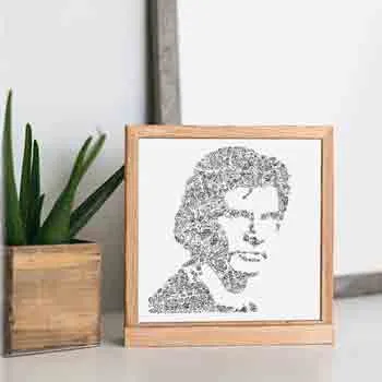 DrawInside Han Solo affiche 20x20 cm Star Wars