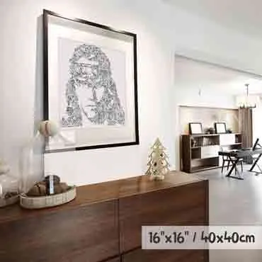 DrawInside Conan the Barbarian affiche 20x20 cm signée
