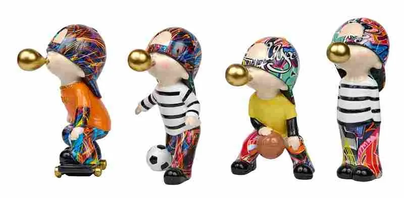 Lacorne Decoration NP-36 Kids Boys Street figurine H.19 cm