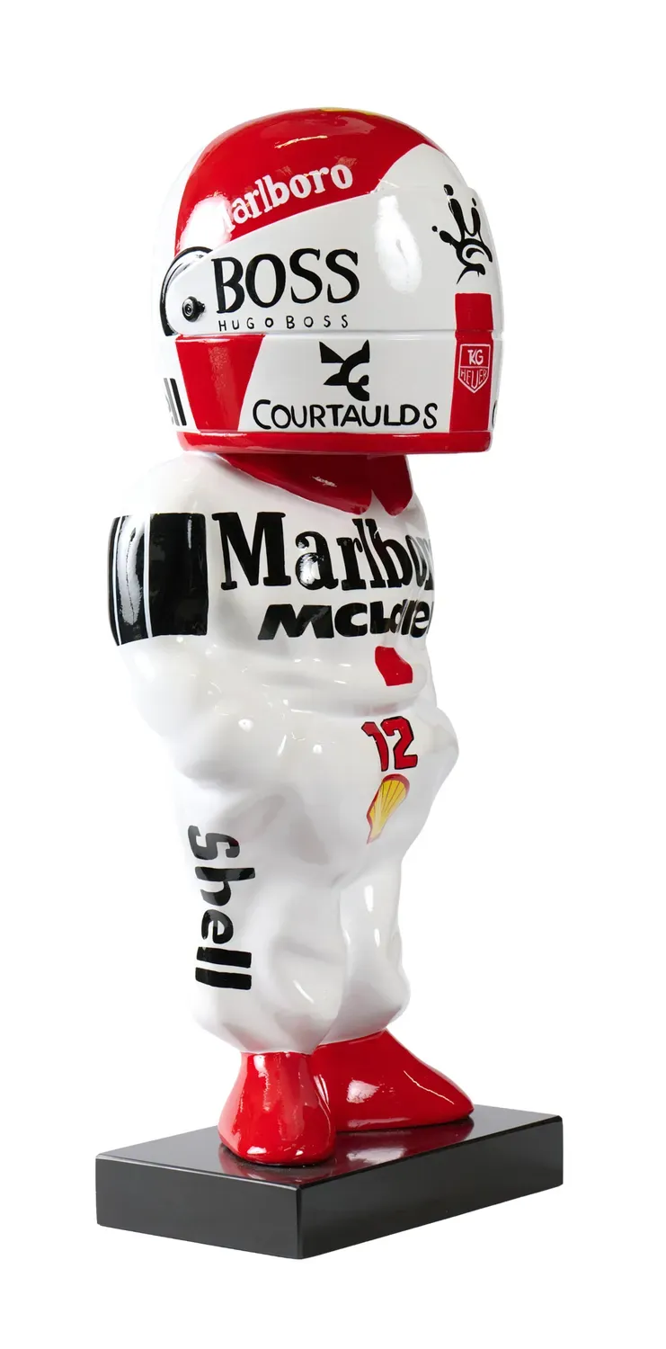 Lacorne Décoration D410/M Le Pilote Blanc sculpture H 60 cm