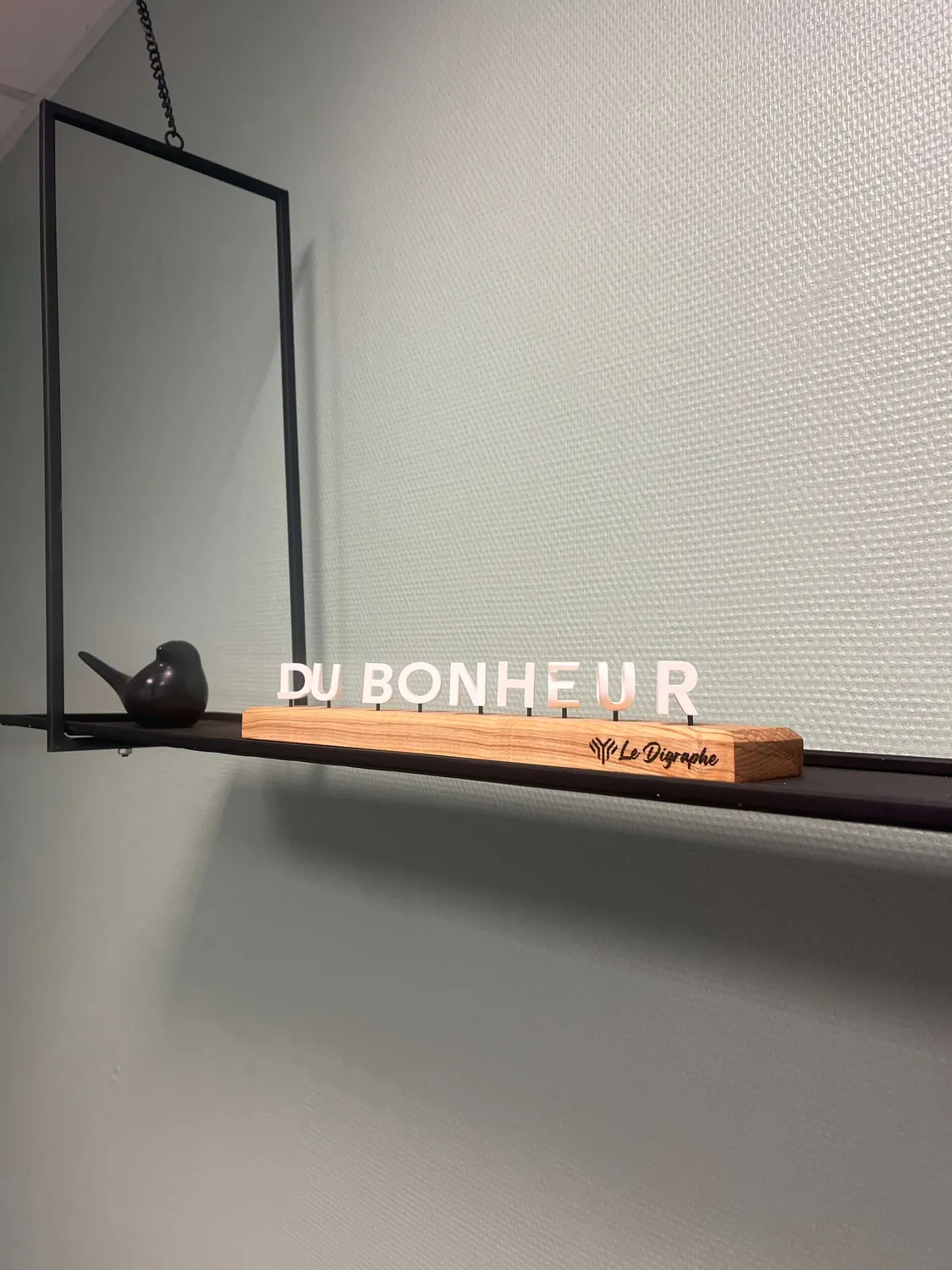 Le Digraphe Maison du Bonheur digraphe socle padouk