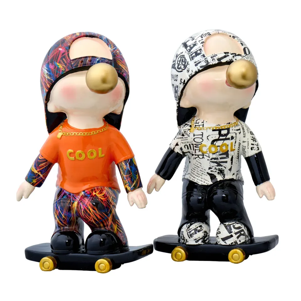 Lacorne Decoration NP-39 Cool Riders sculpture 35 cm résine