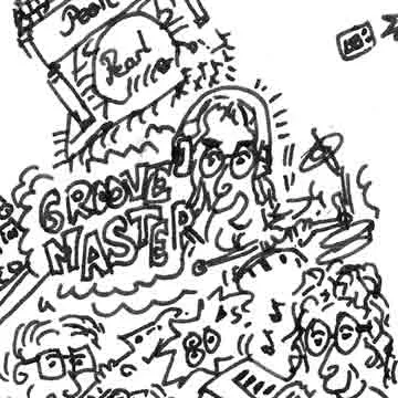 DrawInside Jeff Porcaro affiche A4 21x30 cm batteur