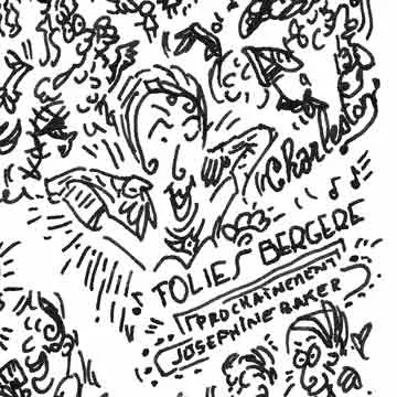 DrawInside Joséphine Baker affiche A3 papier mat signé