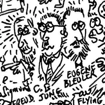 DrawInside Carl Jung affiche A4 21x30 cm psychologie
