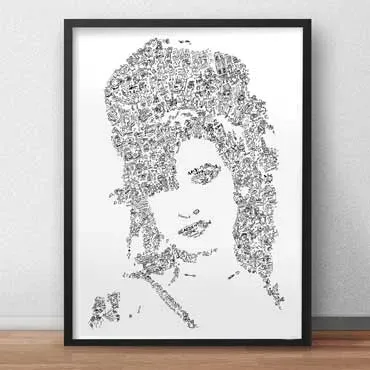 DrawInside Amy Winehouse affiche A4 21x30 cm jazz Camden