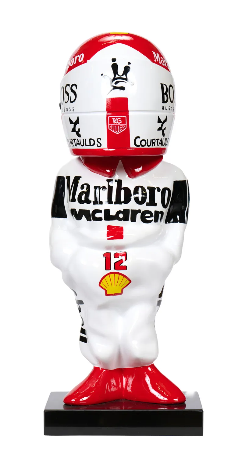 Lacorne Décoration D410/M Le Pilote Blanc sculpture H 60 cm
