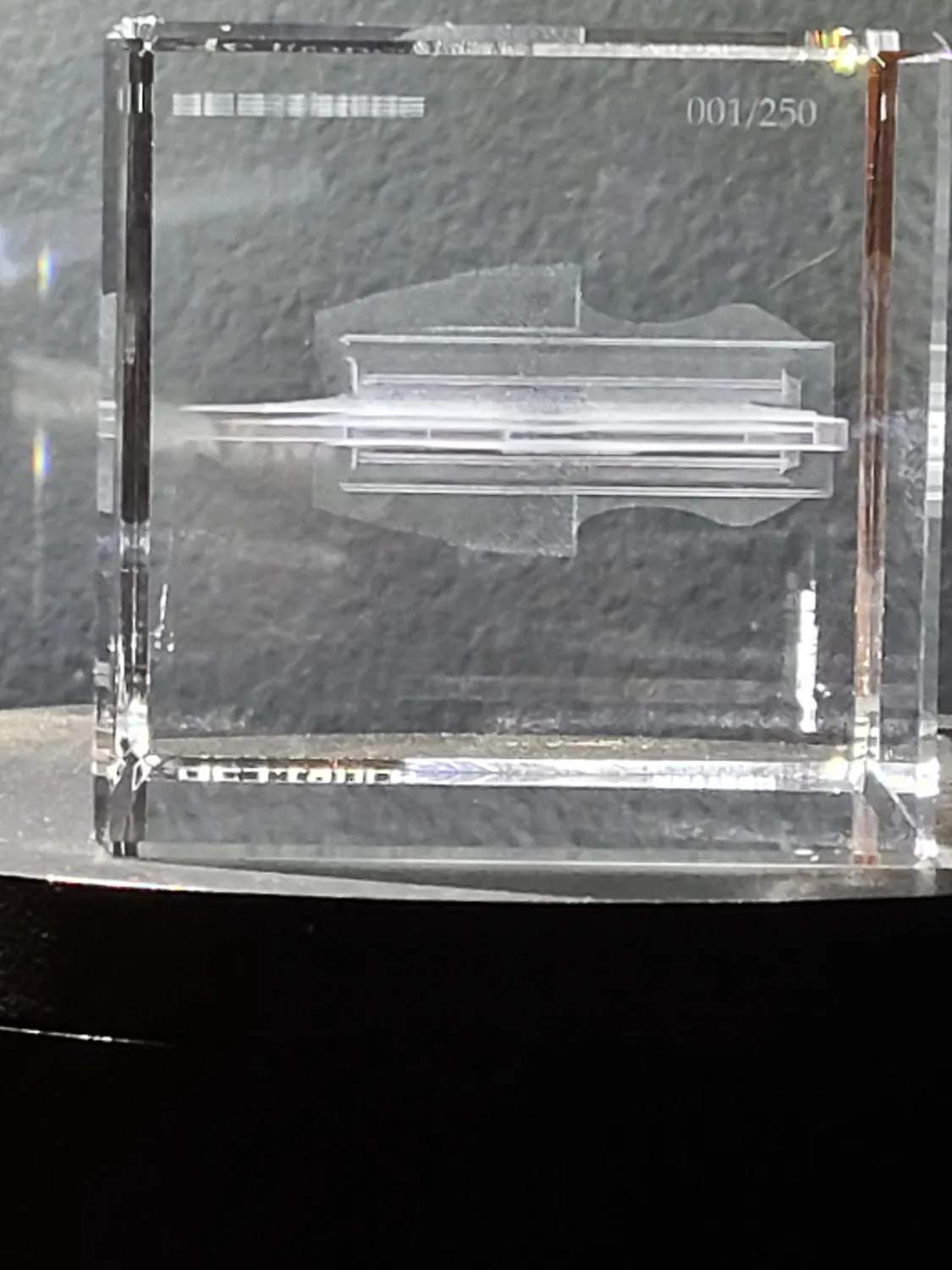 Le Digraphe Morpho Tour de France bloc verre gravé 250 ex