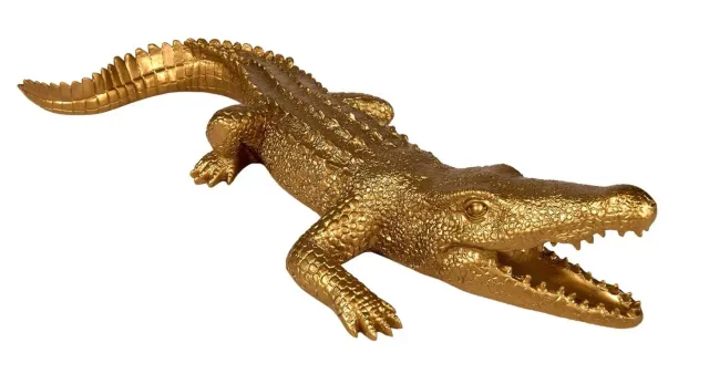 Lacorne Décoration D137/OR Crocodile Dundee sculpture 70 cm
