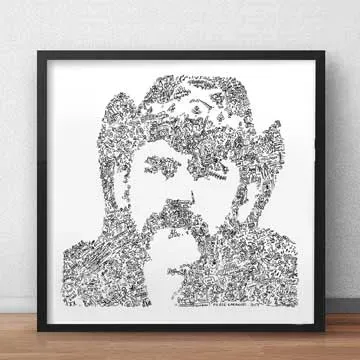 DrawInside Lemmy Kilmister Motorhead affiche 30x30 rock