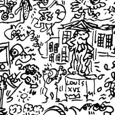 DrawInside Louisville affiche 21x30 cm ville