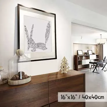 DrawInside Renard Petit Prince affiche 30x30 cm mat