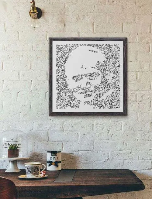 DrawInside Jean-Paul 2 affiche 20x20 cm histoire