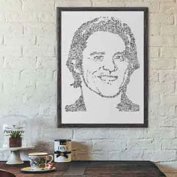 DrawInside Jim Carrey affiche A4 21x30 cm papier mat