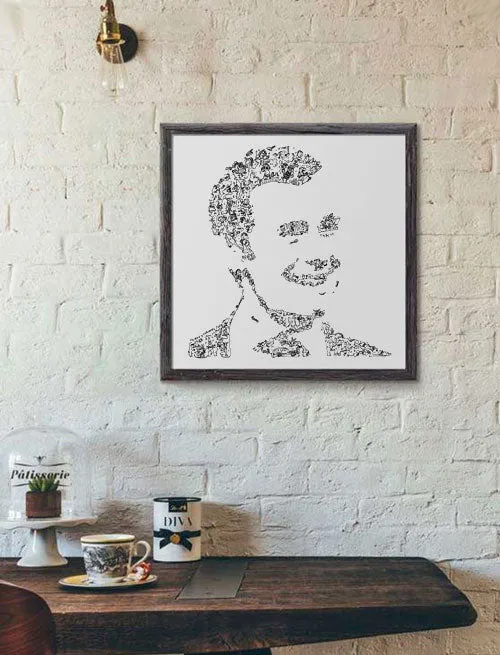 DrawInside Johnny Carson affiche 30x30 TV