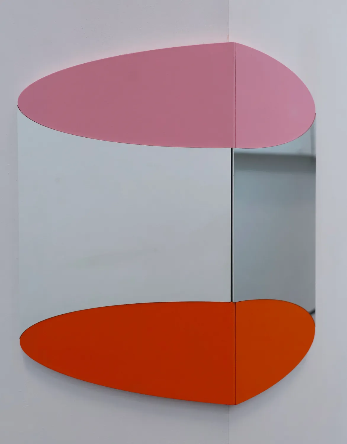 Risette Silo miroir d'angle 27x20 cm double